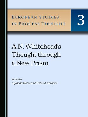 cover image of A.N. Whitehead's Thought through a New Prism
